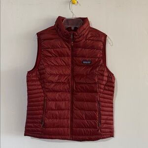 Patagonia Women's Maroon Quilted Down Vest